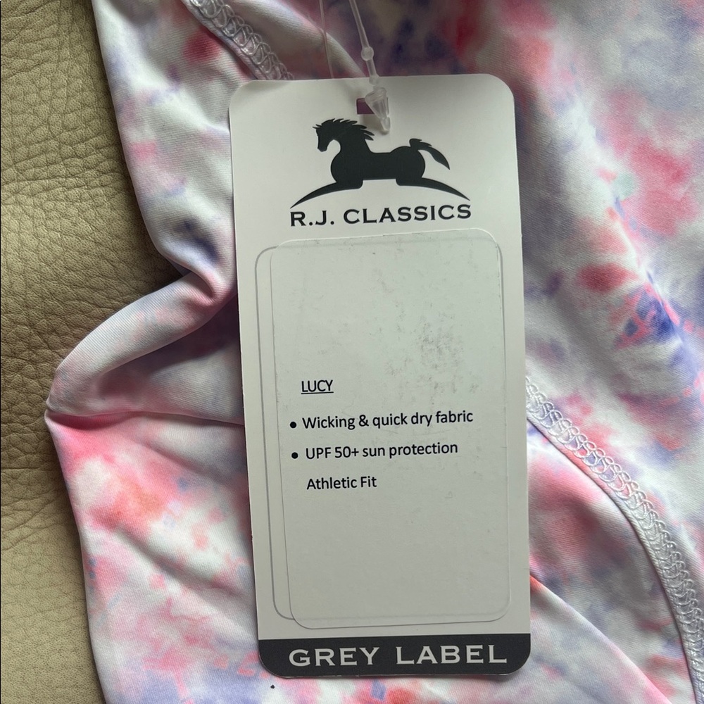 RJ Classics Women's Floral Short Sleeve Top . Horseback riding shirt. - Picture 7 of 9